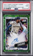 2024 TOPPS CHROME COSMIC COSMIC CHROME AUTOS #JC JACKSON CHOURIO 59/75 PSA 9