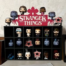 Stranger Things Kinder Joy Complete Set Figures + Display Stand Funko Style Lot
