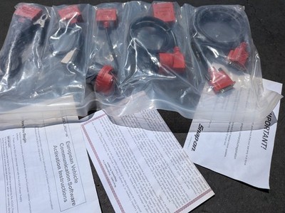 Snap On Tools 5pc Set 'No Scanner 'Adapters New Open Box Factory New Twist Ties 