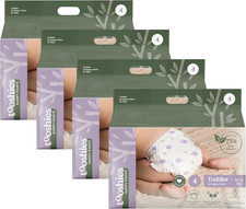 Nappy Pants | Size 4 Toddler 10-15Kg | 75% Less Plastic | 12 Hours Leak Free | P