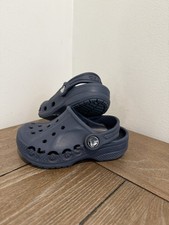 Crocs Kids Unisex Slip On Shoes US C7 Baya Crocband ll Navy/blue