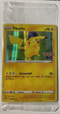 Pokemon Pikachu HOLO | Deutsch 028/078 Pokemon GO Promo | Sealed OVP