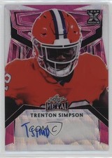 2023 Leaf Metal Portrait Auto Pink Wave 4/4 Trenton Simpson #PA-TS1 Auto 0bz