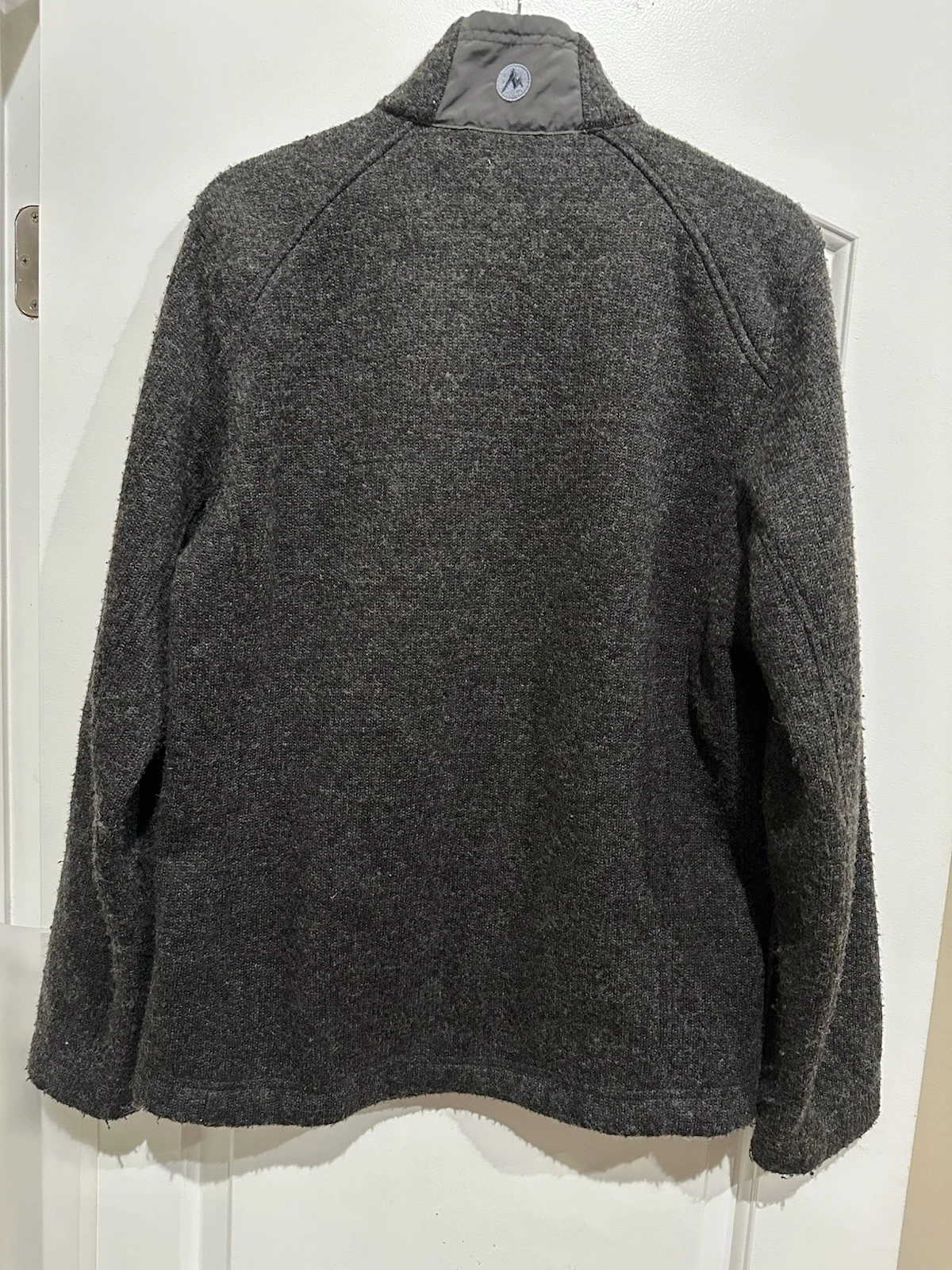 Marmot Men's Brown Fleece Full Zip Jacket Stand-Up Collar Pockets Size L - product detail image 2