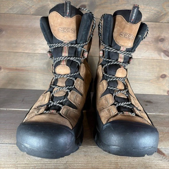 Keen Summit County мужские размер 12 туфли коричневые изолированные водонепроницаемые снегоступы - Изображение 4 из 4