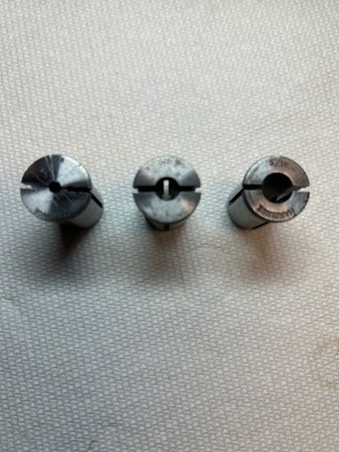 HARDINGE HDB-5 NUMBERED LATHE DRILL BUSHING - 1 ea. of 1/8, 1/4,5/16