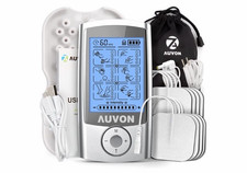 Auvon TU1080 Tens  Ems Device Rechargeable Muscle Stimulator New Sealed