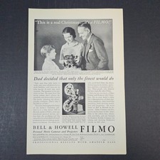 1932 Bell  Howell Filmo Vintage Print Ad Personal Movie Cameras  Projectors