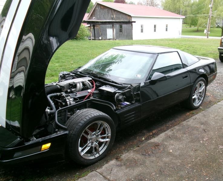 1991 Black Chevrolet Corvette   | C4 Corvette Photo 4