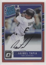 2017 Panini Donruss Optic Red Prizm 25/50 Raimel Tapia #RRS-RT Auto 0c6
