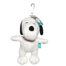 Fetch for Pets Peanuts Snoopy Classic Plush Big Head Squeaker Dog Toy Medium New