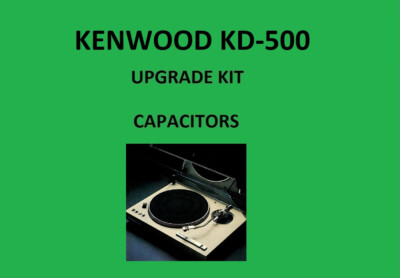 Plattenspieler KENWOOD KD-500 Reparatursatz - alle Kondensatoren