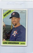 2015 Topps Heritage #669 Luke Gregerson Astros Signed Auto *H8741