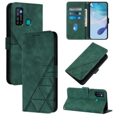 Für Tecno Truck 15 Crossbody 3D Embossed Flip- Leder Telefon Hülle Case Cover