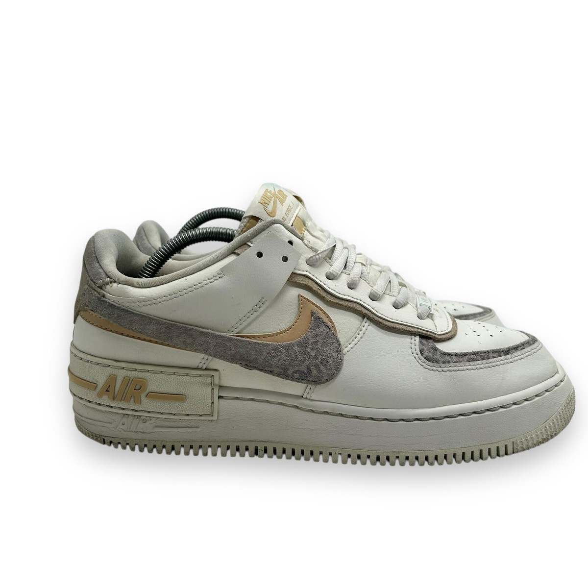 Nike Air Force 1 Shadow Leopard Women's Size 12 US CI0919-120 White Shoes | eBay
