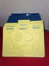 42 pcs Letter Templates Soft Plastic LetterShape Stencils Drawing Templates