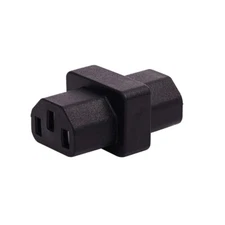 (1PACK) IEC 320 C13 to C13 AC Adapter Female to Female