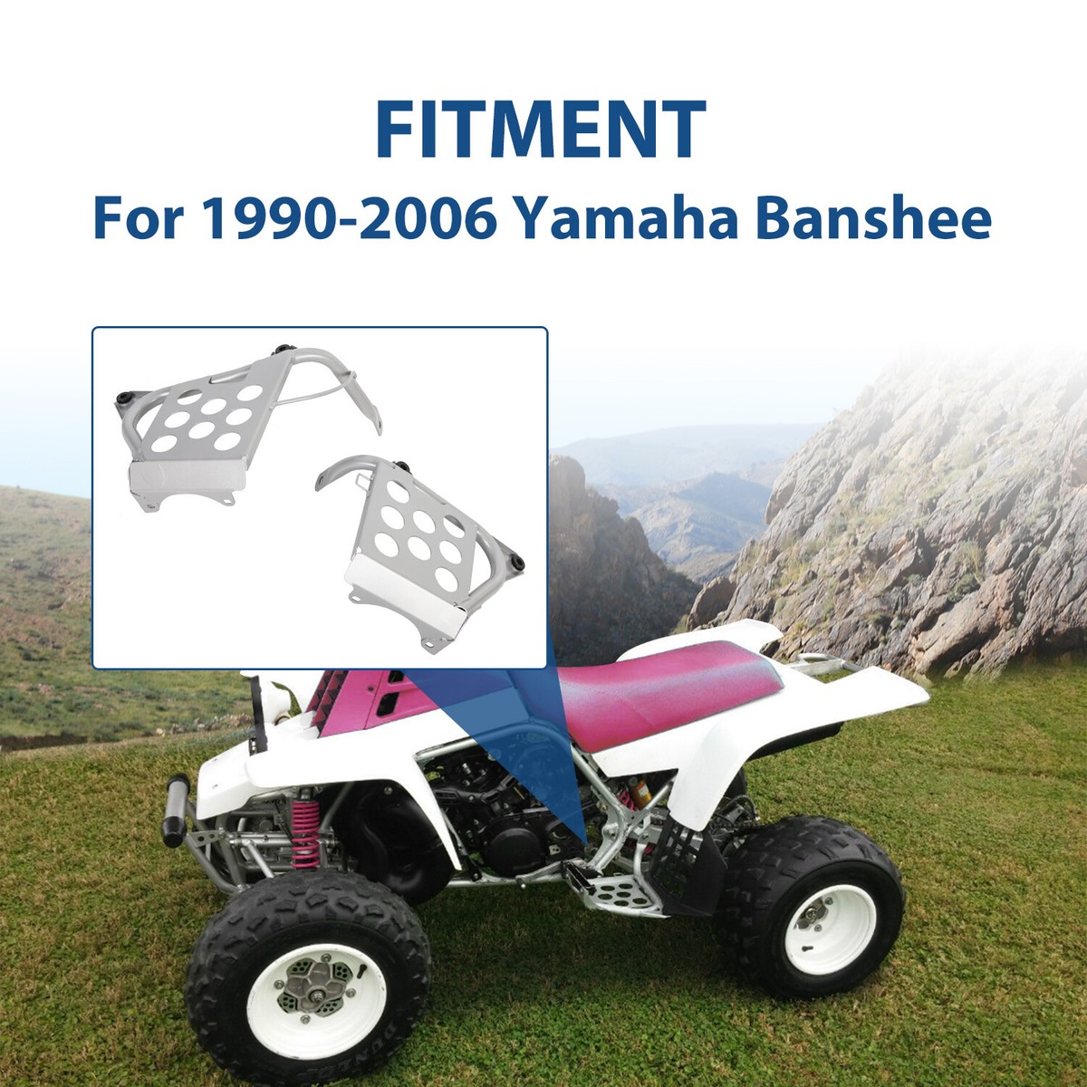 Couvercle De Plaque D'Interrupteur Neutre En Aluminium Pour Yamaha Banshee 350 YFZ350 (1987-2006) - Remplacement Plastique