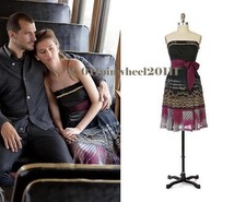 RARE!! 2 Petite Anthropologie Floreat Crinoline "One Hundred Summits Dress"