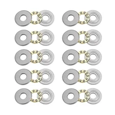 F8-22M (10Pcs) 8x22x7mm Single Direction Thrust Ball Bearings with Washers
