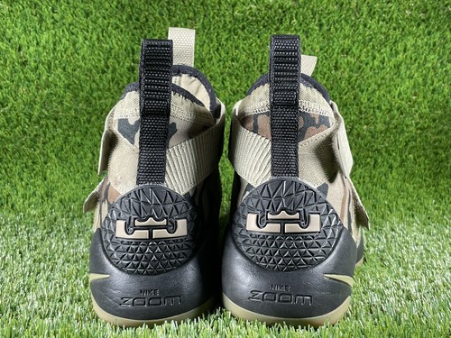🔥Zapatillas Nike Lebron Zoom Soldier XI 11 Camuflaje Verde Negro 897644-200 | Talla 12 - Imagen 8 de 12