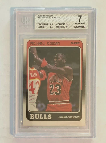 1988 Fleer Jordan BGS 7