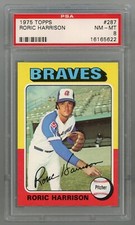  1975 Topps #287 Roric Harrison PSA 8 NM-MT #16165622 **GH0822**
