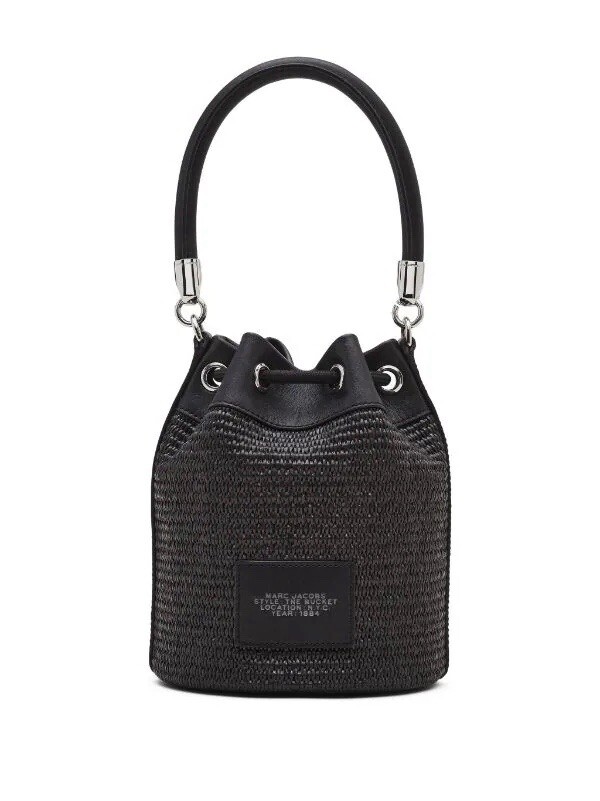 MARC JACOBS The Woven Bucket Bag Black | eBay