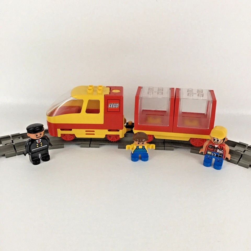 LEGO Duplo 2932 Motorized Passenger Train Starter Set 99% Complete Tested Works - Image 3 of 4
