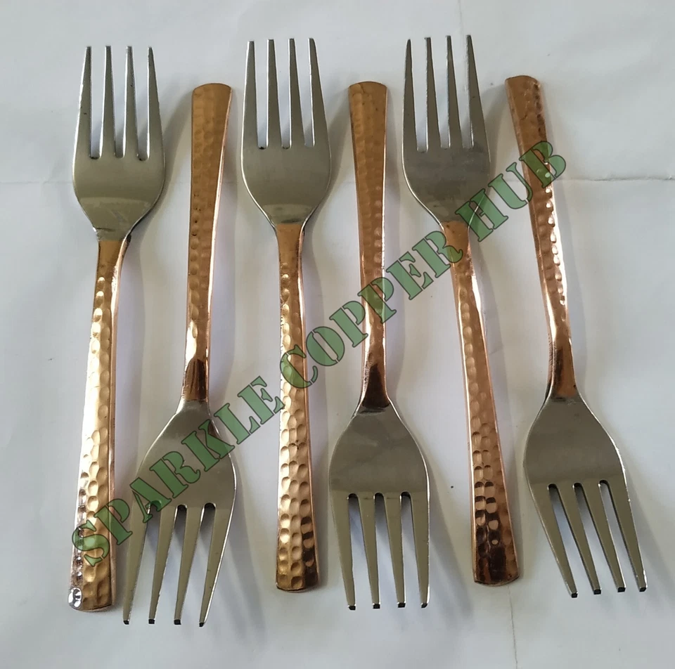 Anatolia Stil Edelstahl Immernoch Reine Kupfer Griff 6 Ort Setzung 27 Teile Set - Bild 2 von 4