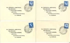 GB 1966 QEII regionals x 4 on cover with Stampex souvenir cancel (FDC55)