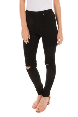 CAROLINE MORGAN Jeans Jeggings Black 