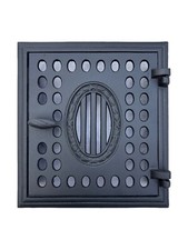 Antike Ofentür Warmhaltefach Kachelofen Art Deco Jugendstil Guss Kachelofentür