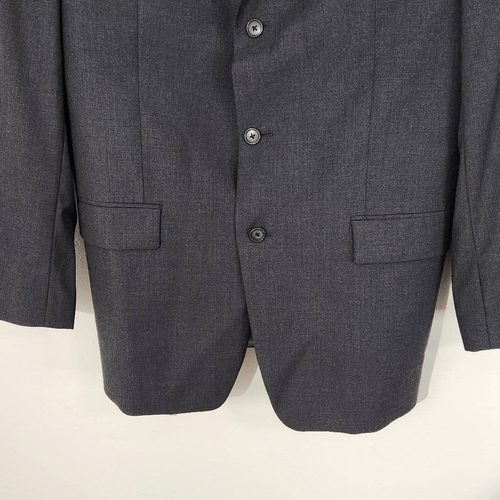 Calvin Klein grauer Sportmantel 42R Hochzeitsgast Sportmantel anthrazit grau Blazer - Bild 3 von 11