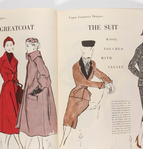 PARIS Original Models FABRIC PORTFOLIO Winter UK VOGUE PATTERN BOOK magazine VTG - Picture 5 of 12