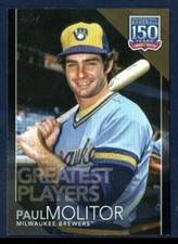 Paul Molitor Topps 2019 150 Years #150-48 105/299 Milwaukee Braves
