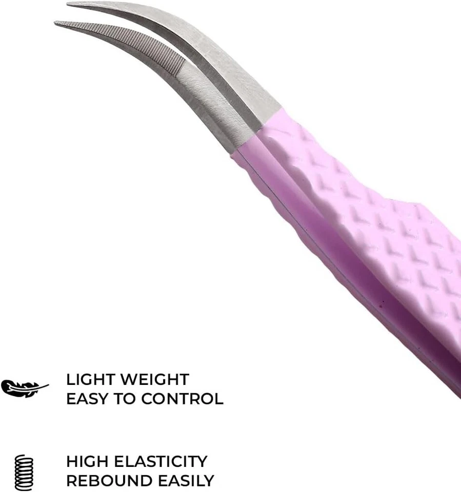 Fiber Tip Lash Tweezers For Eyelash Extension Tweezers Professional - Image 4 of 4