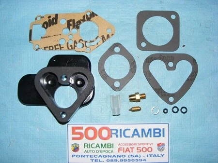 FIAT 500 F L R & 126 KIT SERIE REVISIONE CARBURATORE WEBER 28 IMB + DISTANZIALE