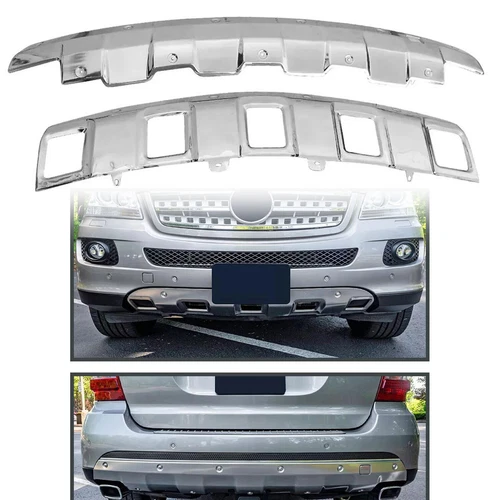 For 2005-2008 Mercedes-Benz W164 ML350 Front & Rear Bumper Skid Plate Cover - Picture 1 of 6