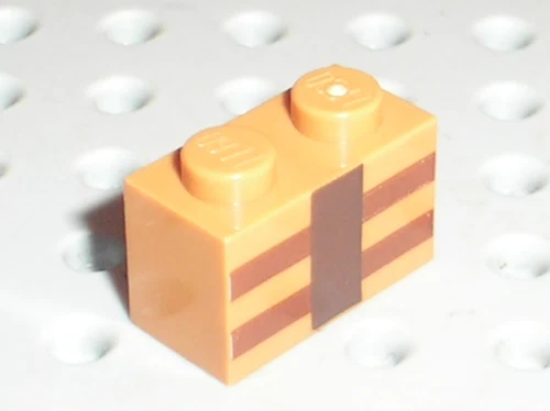 LEGO Minecraft MdDkFlesh Stein Ref 19178 / Set 21144 21142 21134 21133 21137 ...