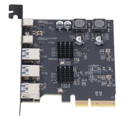 USB3.2 GEN2 Erweiterungskarte 10Gbps High Speed Stable PCIE 4X Erweiterungskarte