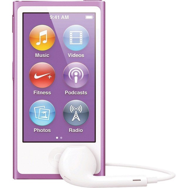 Apple iPod Nano 7th Generation 16GB MP3 Player Purple for sale online