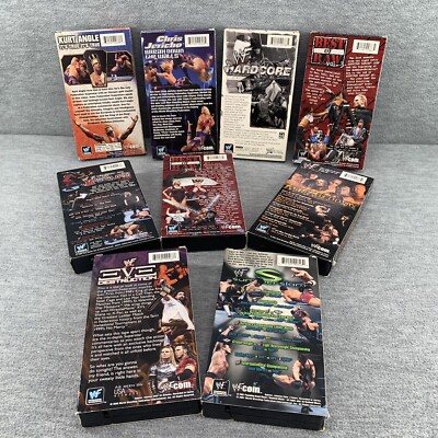 WWF VHS LOT OF 9 VIDEO VHS TAPES | eBay