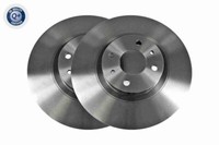 2X Vaico V24-80005 Bremsscheibe FüR Abarth Alfa Romeo Passend FüR Fiat Lancia