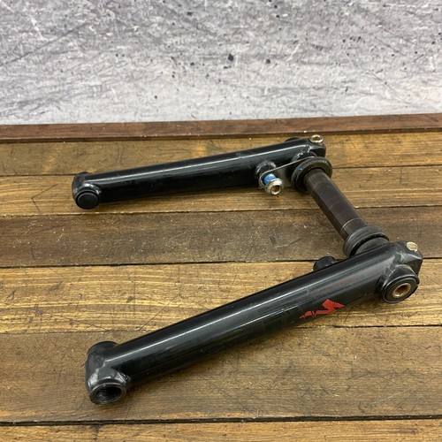 Vintage Specialized BMX Crank Set 3 Piece Old School BMX Fatboy 3PC Tubular 180 - Picture 3 of 16
