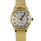 VINTAGE Omega Seamaster Automatic Steel 10k Gold Filled Silver 34mm Watch