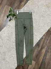 Aerie Chill Play Move Size XS Green Heather High Waisted Leggings