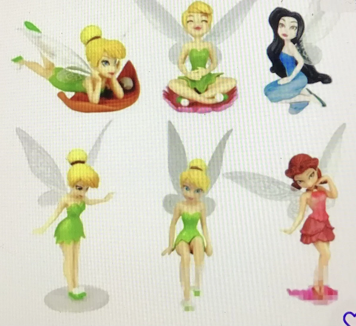 Disney Tinkerbell Party Items Tinkerbell Fairy Figurines Set
