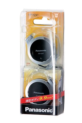 値下げ♪Panasonic RP-CHEX50-K Panasonic Clip Earphone Headphone Black RP-HZ47-K New Japan