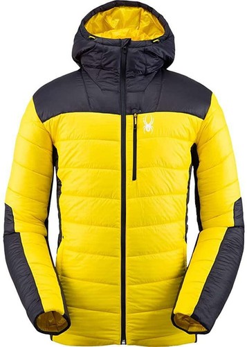 Spyder Men's Glissade Hoodie Insulator Jacket - XL - Sun
